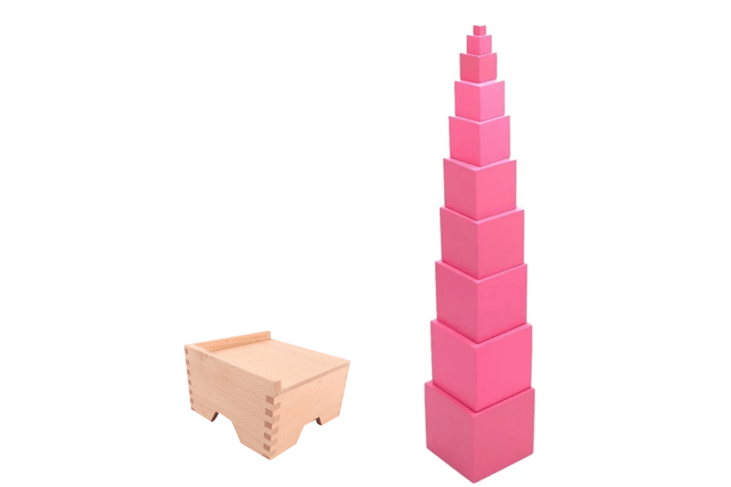 The Pink Tower (Available with and without stand)