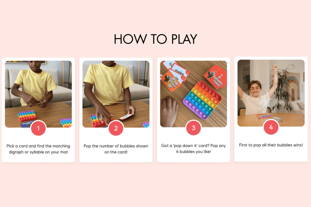 The Reading Digraphs Game [The Fidget Company] (Grade 1 to Grade 3)