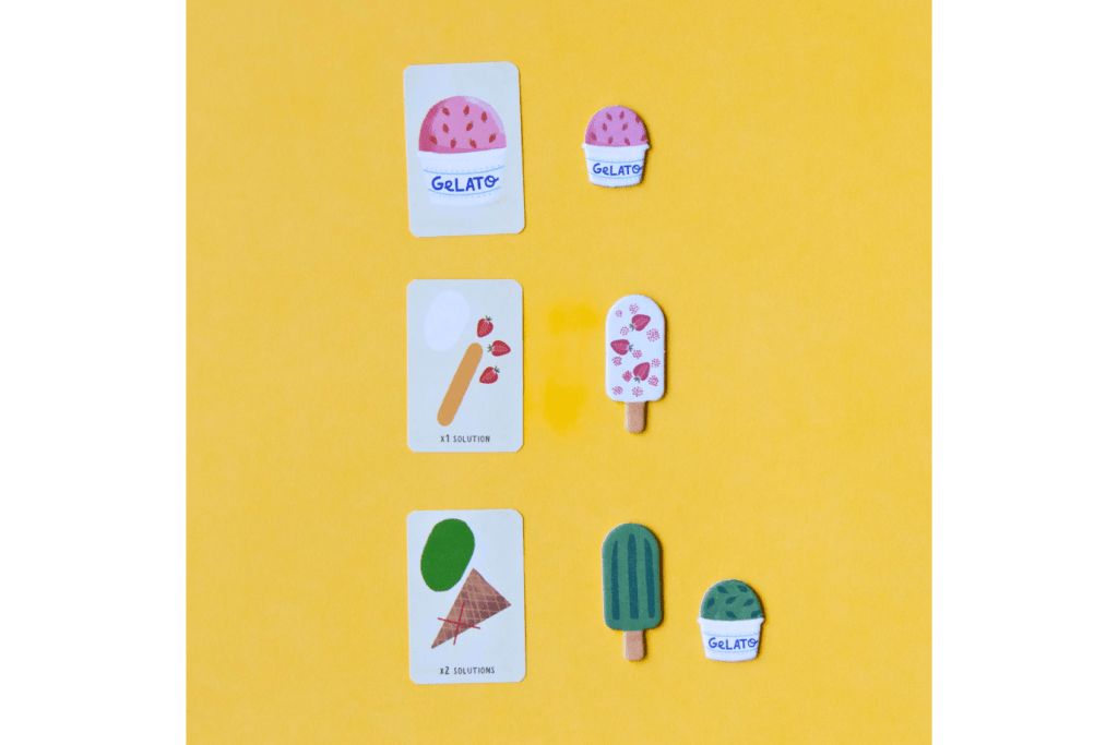 Tiny Game Gelato - Travel Game (Ages 4+)