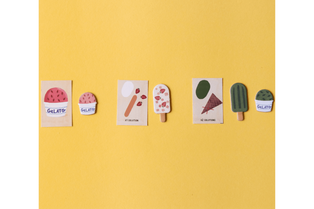 Tiny Game Gelato - Travel Game (Ages 4+)