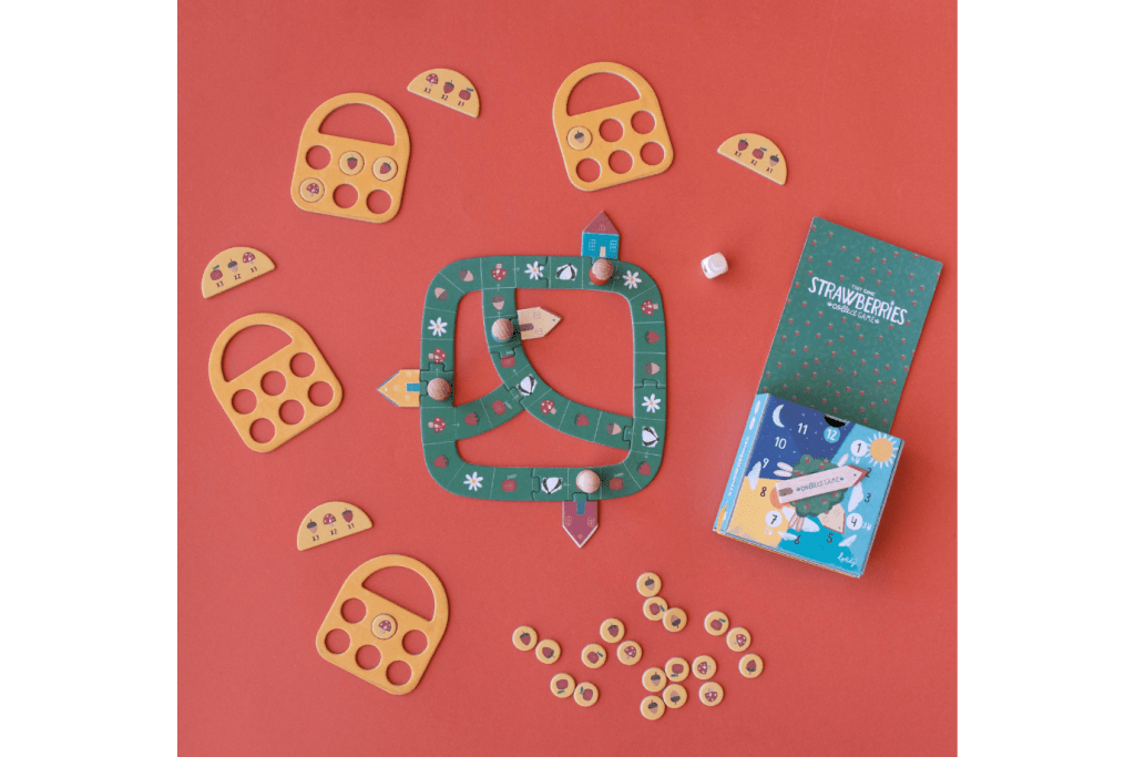Tiny Game Strawberries - Travel Game (Ages 4+)