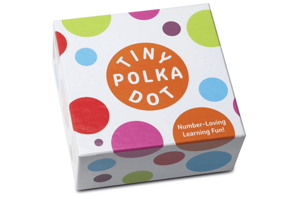 Math For Love Tiny Polka Dot Game Toronto, math games for kids, best math games for kids, math games for toddlers, math games for pre-k, pre-k math activities, kindergarten math activities, Toronto, Canada