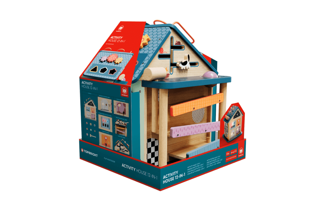 Top Bright - Activity House - 12-in-1 Busy Board