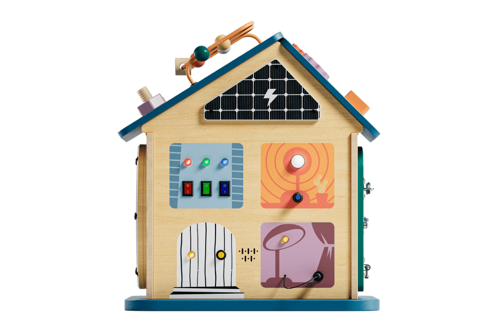 Top Bright - Activity House - 12-in-1 Busy Board