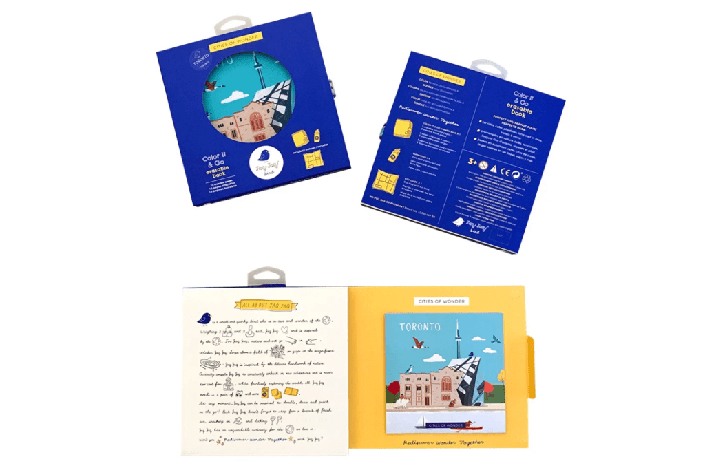 Toronto Dry Erase, Reusable Activity Book