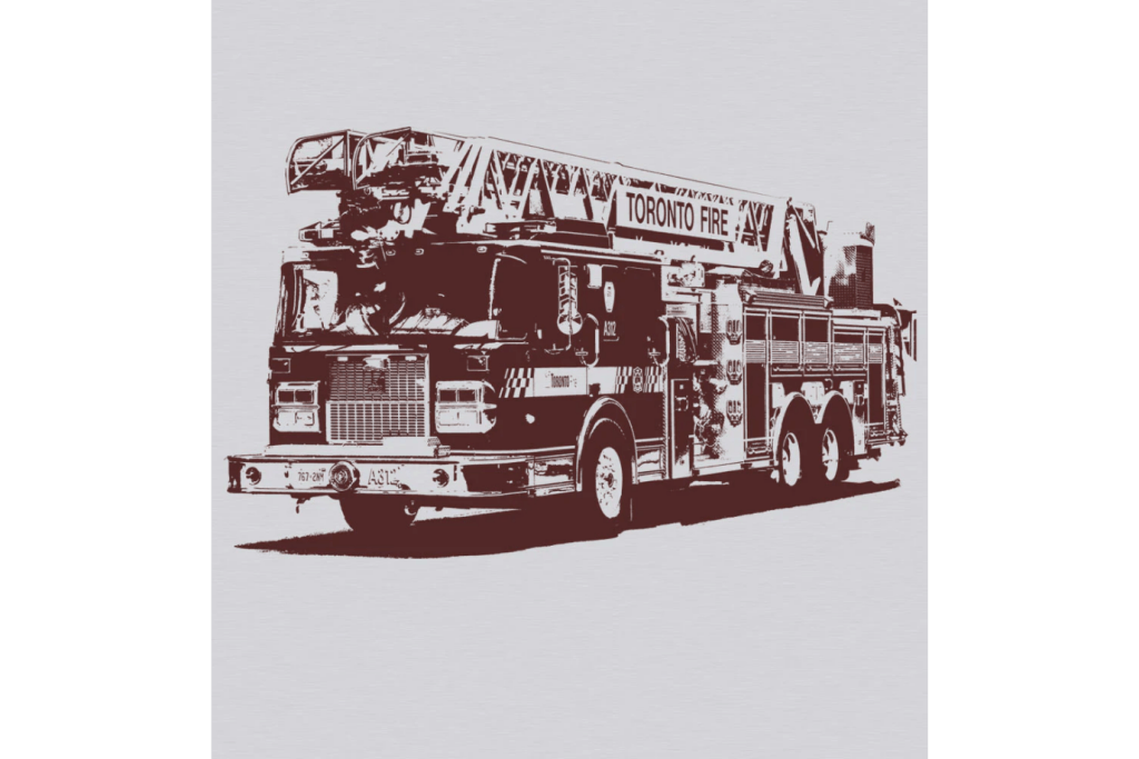 Toronto Fire Truck Kids T-Shirt