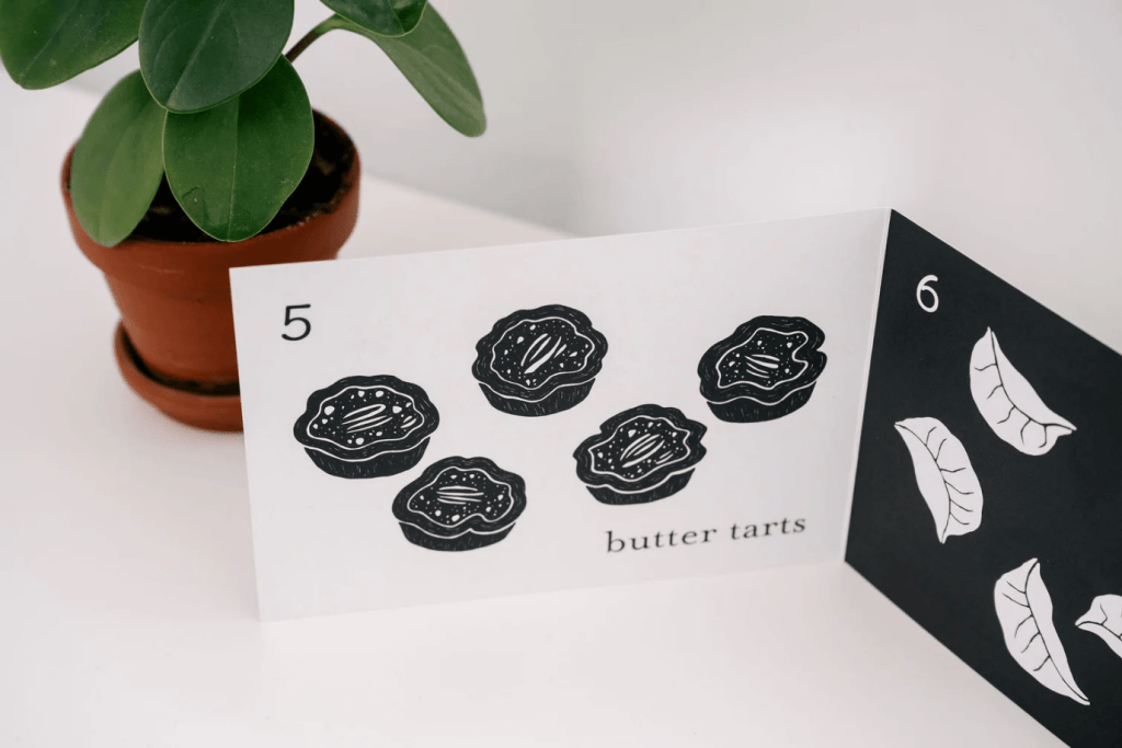 Tummy Time Accordion Cards for Baby