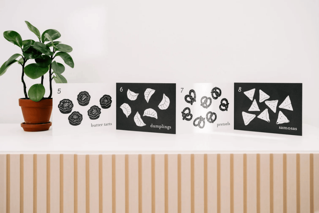 Tummy Time Accordion Cards for Baby