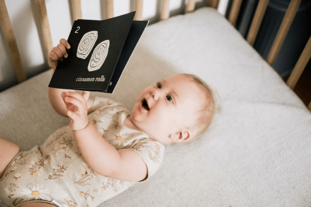 Tummy Time Accordion Cards for Baby