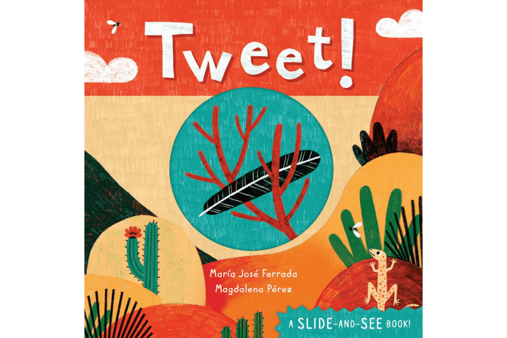 Tweet! by María José Ferrada [Board Book], board books about birds, books about birds and feathers for children, zoology books for kids, science books for 3, 4, 5, 6 year olds, Barefoot books, Toronto, Canada