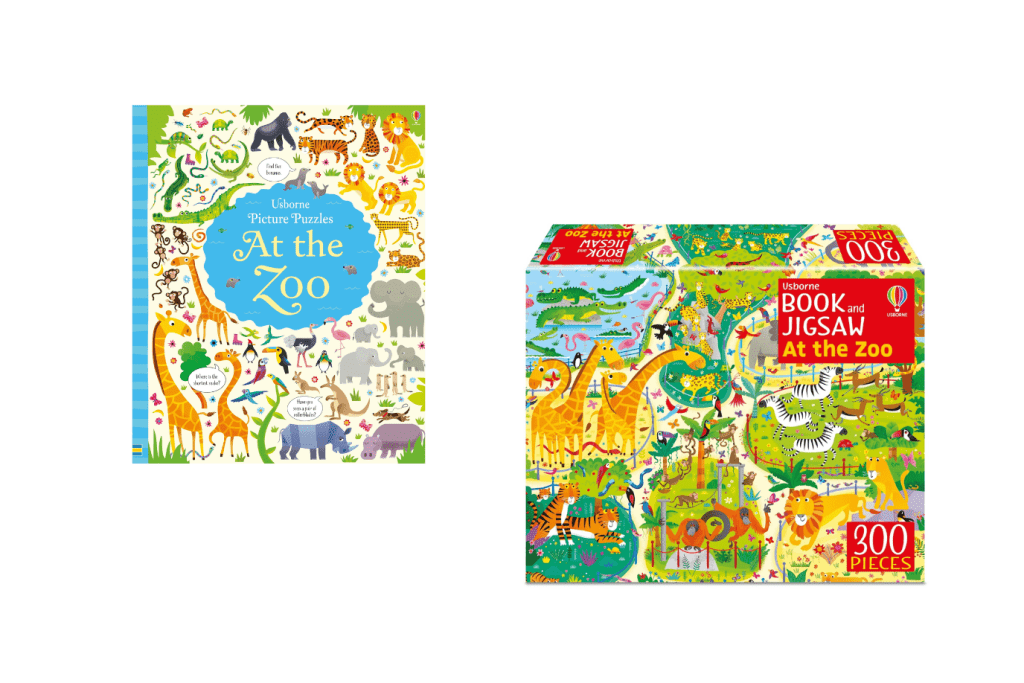 Usborne Picture Puzzles: Book + Puzzle