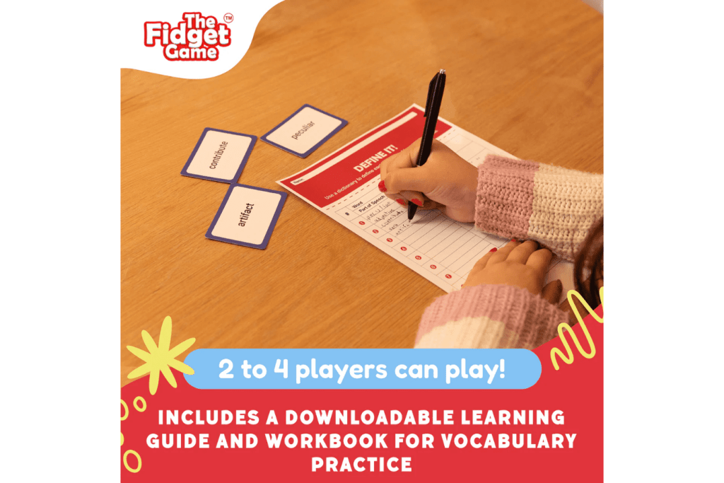 Vocabulary Words [The Fidget Company] (Grade 4 to Grade 6)