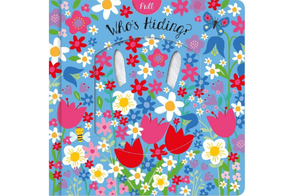 Make Believe Ideas Who’s Hiding Board Book, Easter books for toddlers, easter gifts for toddlers, easter basket gifts for babies, easter basket toys for toddlers, Toronto, Canada