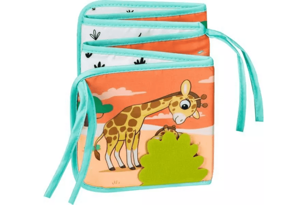 Wild Animals Tummy Time Book