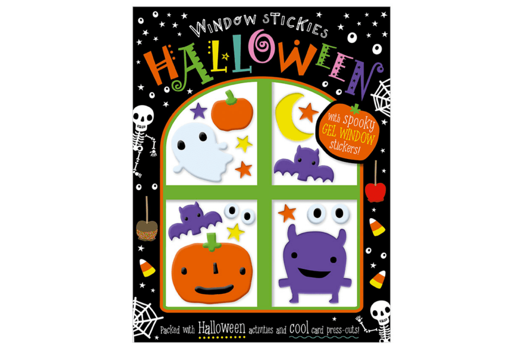 Window Stickies: Halloween, Halloween Activity Book, Halloween-themed gifts for kids, Halloween crafts, The Montessori Room, Toronto, Ontario, Canada. 