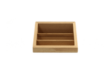 Wooden 3-Part Cards Holder