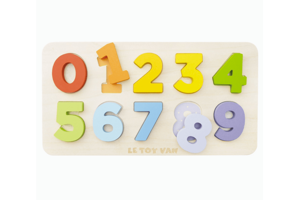 Wooden Number Puzzle