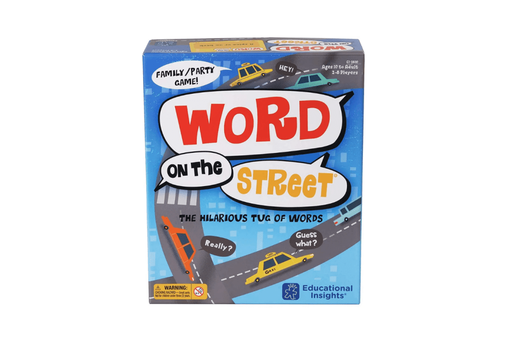 Word on the Street®, Educational Insights, family board games, board games for 10 years and up, best board games, The Montessori Room, Toronto, Ontario, Canada. 