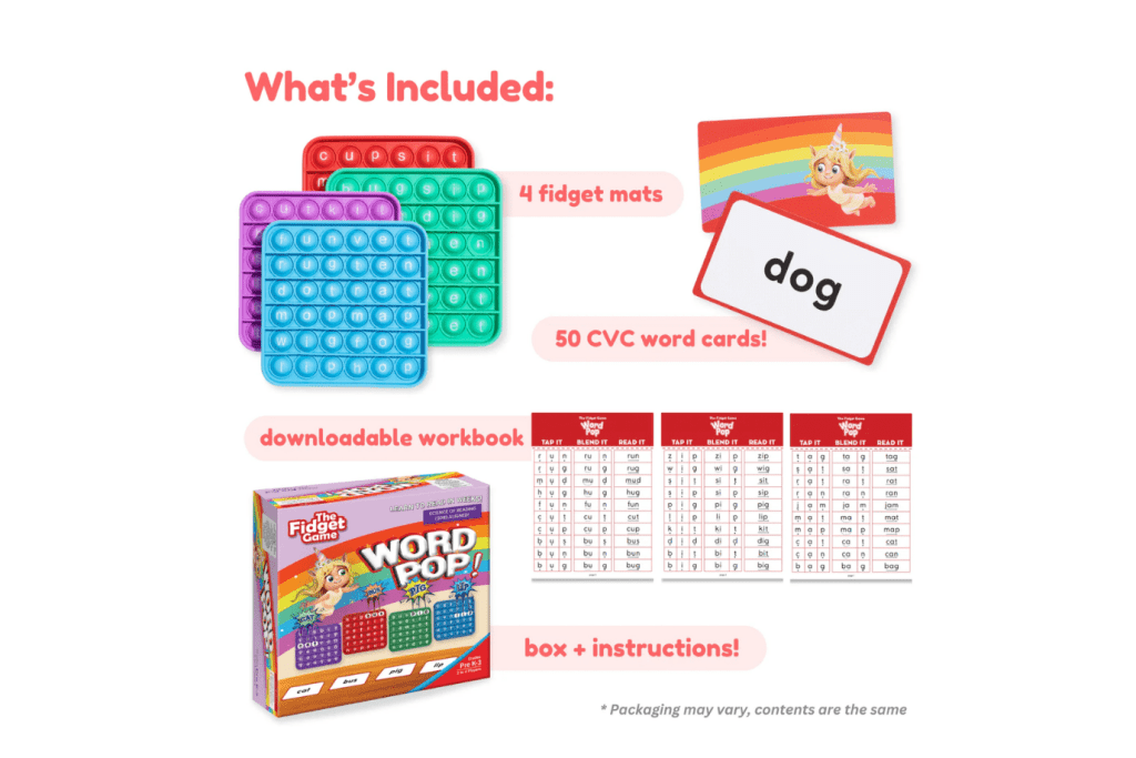 Word Pop [The Fidget Company] (Kindergarten to Grade 1)