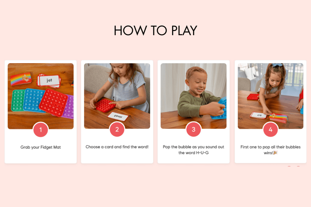 Word Pop [The Fidget Company] (Kindergarten to Grade 1)