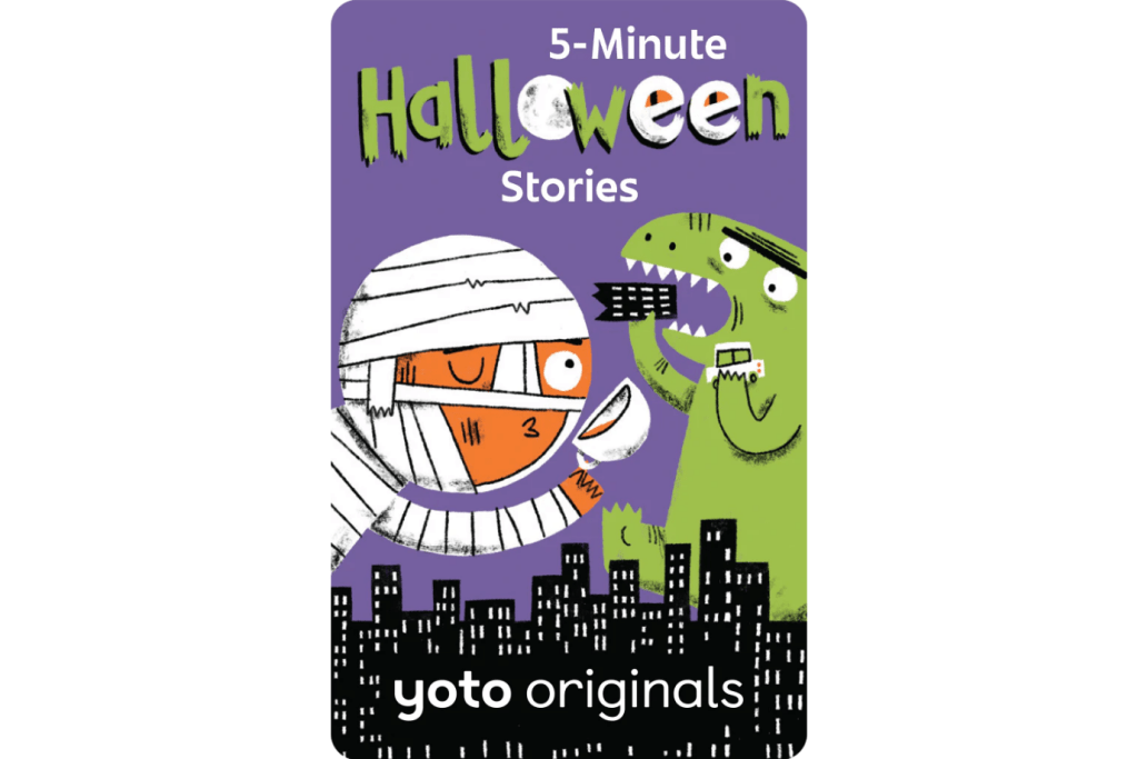 Yoto Card: 5-Minute Halloween Stories, Yoto player, Yoto Mini, Yoto cards Toronto, Yoto cards in store, The Montessori Room, Toronto, Ontario, Canada 