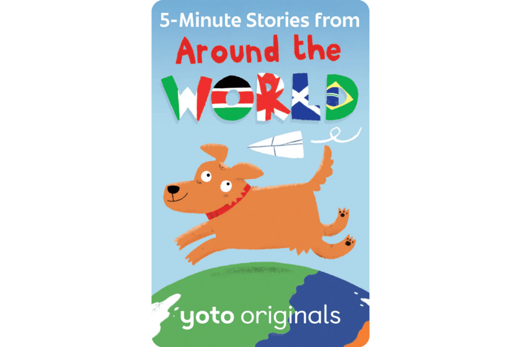 Yoto Card: 5-Minute Stories from Around the World, Yoto Player, Yoto Mini, Yoto cards Toronto, Yoto cards in store, The Montessori Room, Toronto, Ontario, Canada. 