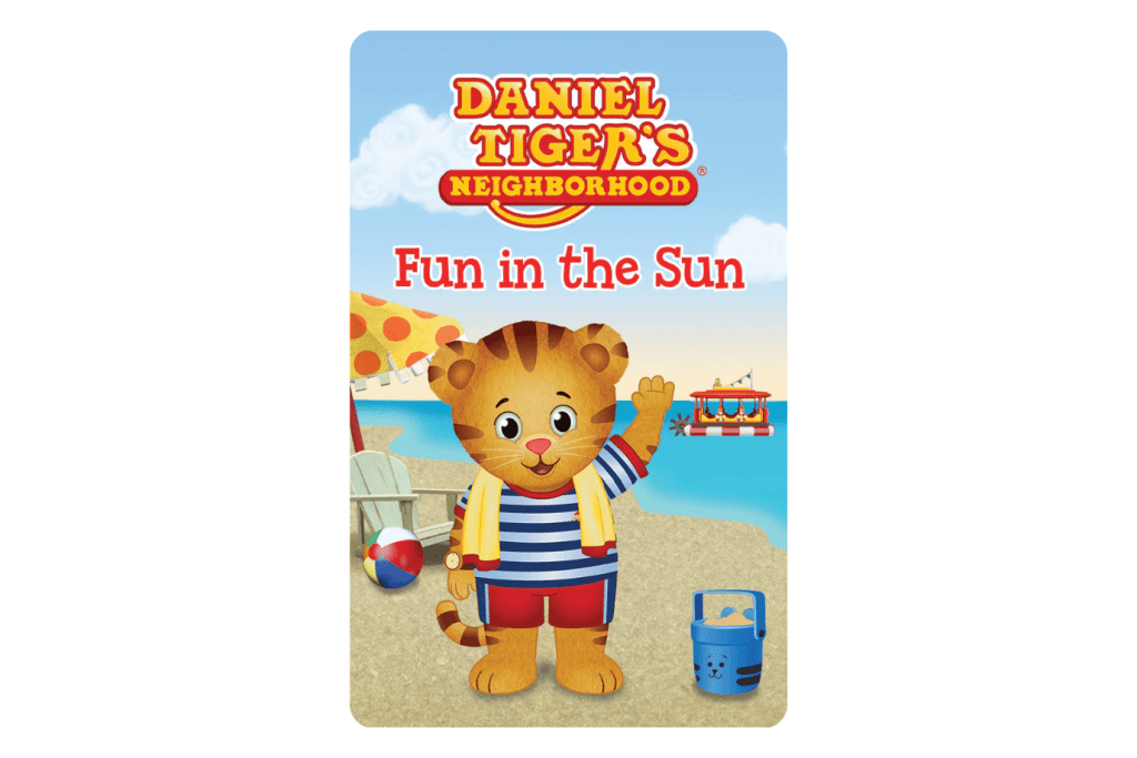 Yoto Card: Daniel Tiger's Neighborhood: Fun in the Sun Toronto, Daniel Tiger yoto card toronto, Daniel Tiger yoto card Canada, Yoto cards canada, best yoto cards for toddlers, best yoto story cards for toddlers, Toronto, Canada