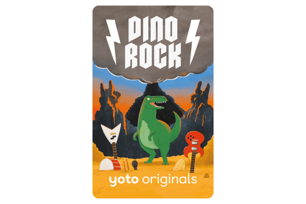 Yoto Card: Dino Rock Toronto, Yoto cards Toronto, Dinosaur yoto cards, dinosaur gift ideas, Yoto Dino Rock Canada, Yoto Dino Rock Toronto, yoto brick and mortar store, yoto in store canada