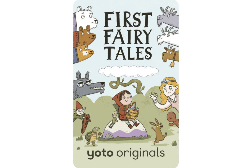 Yoto Card: First Fairy Tales, Yoto player, Yoto Mini, Yoto cards Toronto, Yoto cards in store, The Montessori Room, Toronto, Ontario, Canada 