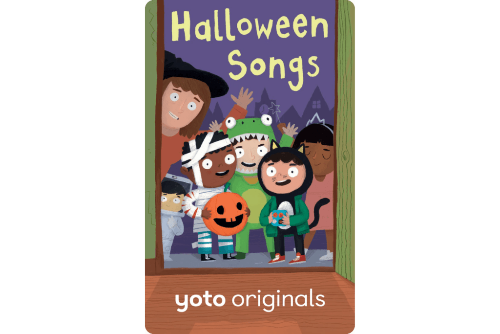 Yoto Card: Halloween Songs, Yoto Player, Yoto Mini, Yoto Cards Toronto, Yoto Cards in store, The Montessori Room, Toronto, Ontario, Canada. 