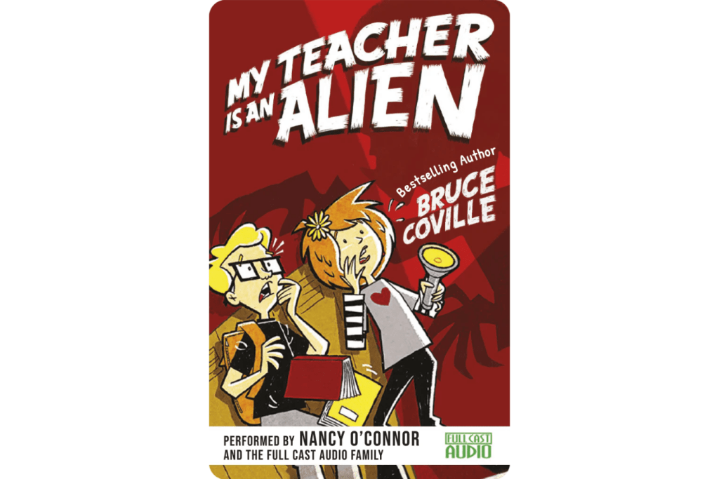 Yoto Card: My Teacher is an Alien, card for yoto player, yoto cards for older children, book yoto cards, best yoto cards, yoto cards in Toronto, The Montessori Room, Toronto, Ontario, Canada. 