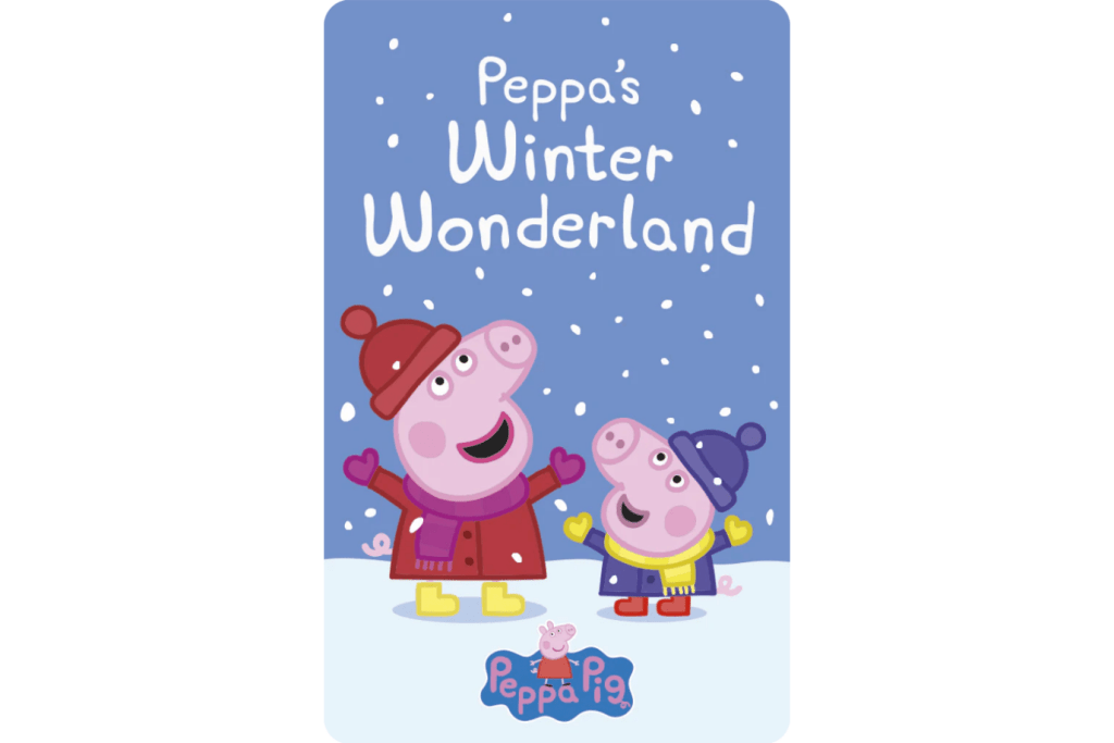 Yoto Card:  Peppa’s Winter Wonderland, Yoto cards Toronto, Yoto cards in store, The Montessori Room, Toronto, Ontario, Canada. 