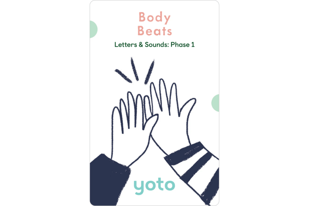 Yoto Card: Phonics: Letters & Sounds: Phase 1 (7 Cards)