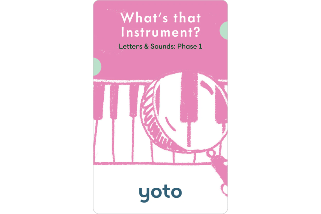 Yoto Card: Phonics: Letters & Sounds: Phase 1 (7 Cards)