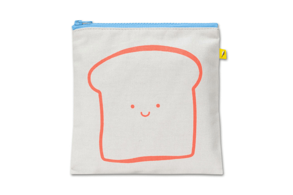 Zip Snack Bags, Fluf, organic cotton, food safe, rinseable lining, machine washable, snack bags for children, snack bags for kids, reusable snack bags, sandwich bags for kids, snack bag for school lunches, The Montessori Room, Toronto, Ontario, Canada.