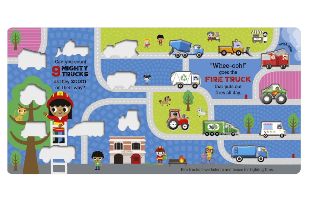 10 Mighty Trucks Board Book