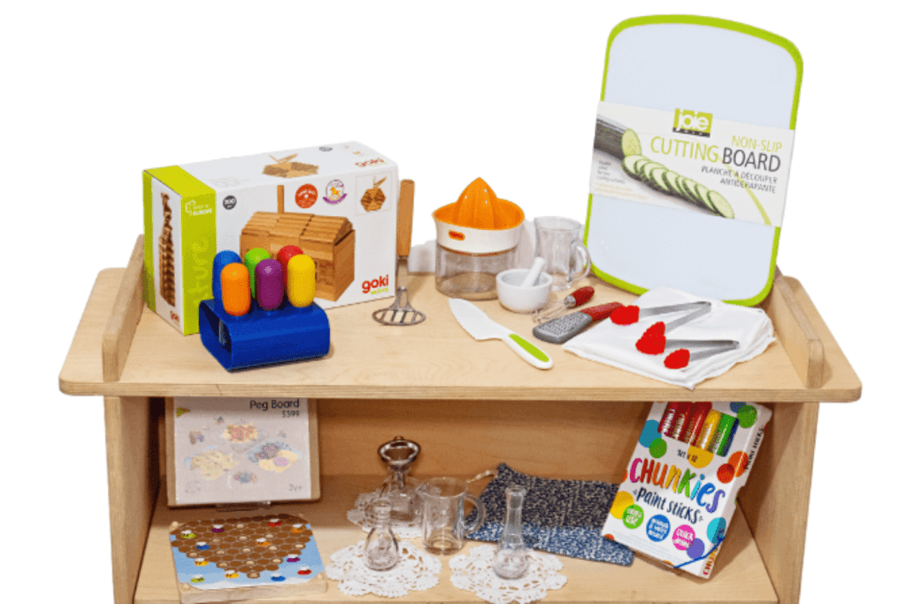 3 Year Old Montessori Box - The Montessori Room, Toronto, Ontario, Canada, Montessori box for 3 year old, Montessori materials for 3 year olds, Montessori toys for 3 year olds, Montessori materials, best Montessori materials for 3 year olds, best gifts for 3 year olds, best toys for 3 year olds, Montessori bundle