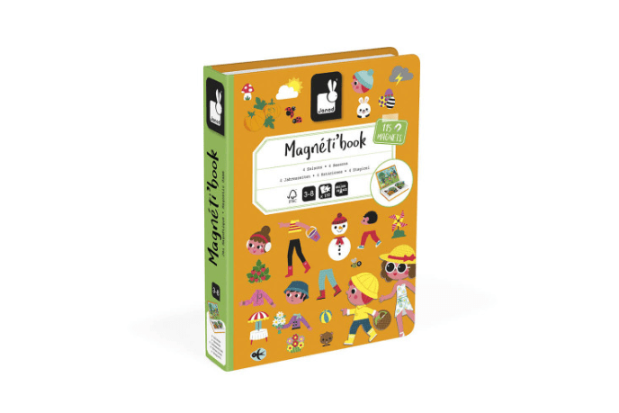 4 Seasons Magneti'book, Janod, Magnetic book, best travel toys, magnetic story telling, educational toys, story telling toys, best toys for 3 year olds, best toys for 6 year old, The Montessori Room, Toronto, Ontario, Canada