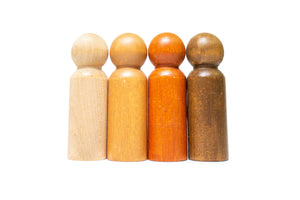 Diverse Peg People Set, Made in Canada