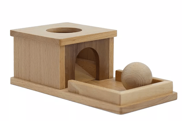 Montessori box and store ball