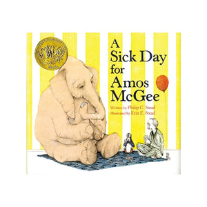 A Sick Day for Amos McGee - The Montessori Room, Philip c stead, Toronto, Ontario, Canada, best books for kids, award winning books for kids, toddler books, books about animals, books with beautiful illustrations, books about friendship, books about kindness, toddler books, children's books