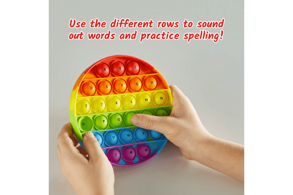 Alphabet Sensory Bubble Popper