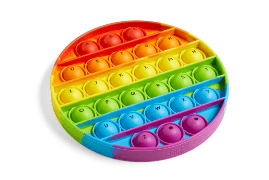 Bubble popper fidget top toy