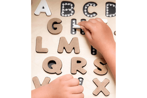 Uppercase Alphabet Tracing Puzzle