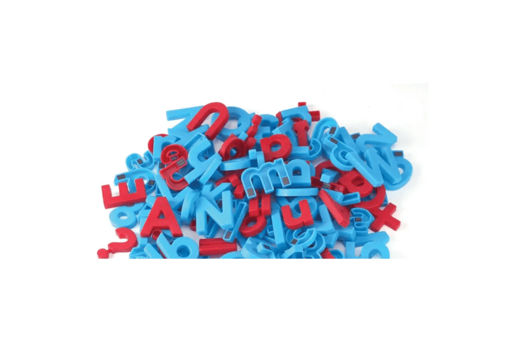 Alpha/Math Magnets-Colour Coded