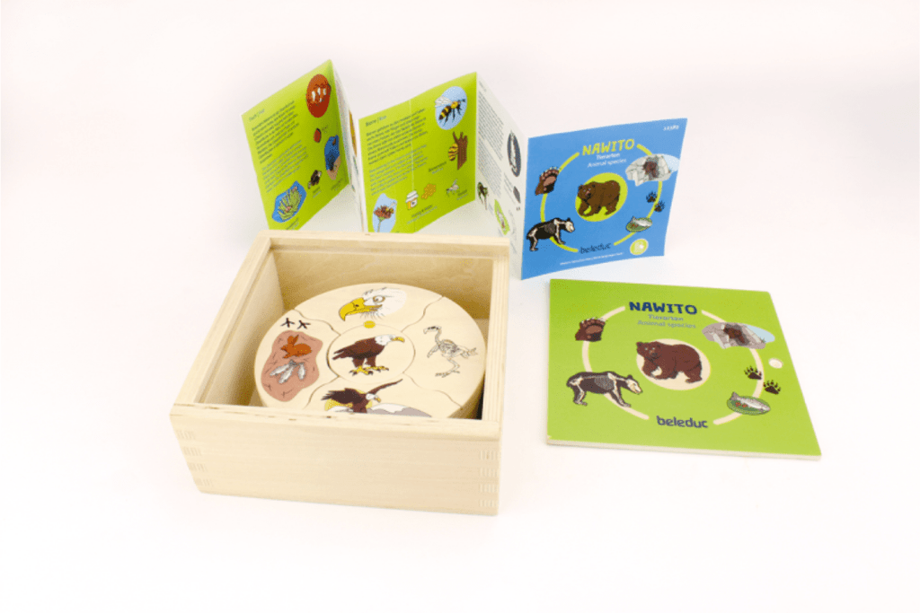 Animal Species Puzzles by Beleduc (Includes 9 Puzzles), wooden puzzle, 3 years and up, science, classroom materials, animal studies, The Montessori Room, Toronto, Ontario, Canada. 