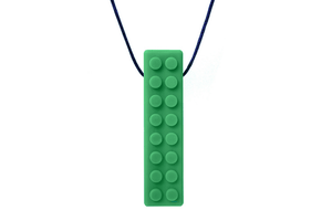 ARK's Brick Stick® Textured Chew Necklace, various colours and toughness levels, oral fidget, self-regulation tools, oral motor therapy tools, Chewlery, 5 years and up, The Montessori Room, Toronto, Ontario, Canada.