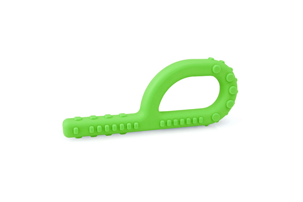 ARK's Textured Grabber®, various colours and toughness levels, oral fidget, self-regulation tools, oral motor therapy tools, Chewlery, 3 years and up, The Montessori Room, Toronto, Ontario, Canada.