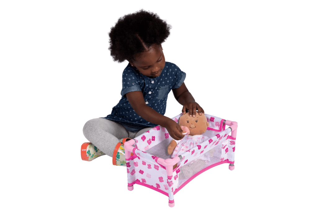 Baby doll crib set hot sale