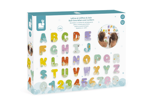 Bath Time Letters and Numbers